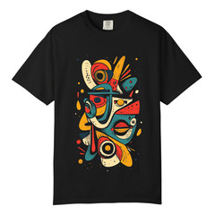 Liquid Abstract Vibrant Graphic TShirts, Comfort Colors, Unisex Streetwear Tee