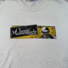 VTG 90s Classic Motorsports Magazine Cars Volume 1 Shirt Sz XL See Pics
