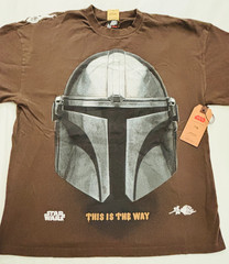 Civil Regime Star Wars Mandalorian Oversized Graphic Tee Shirt Adult Size Large