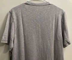 Flag & Anthem MadeFlex Men’s Short Sleeve Henley Tee Shirt Size Medium Lavender