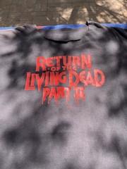 RETURN OF THE LIVING DEAD PART II t shirt VTG Cult Films Of The 80’s XL uni-sex
