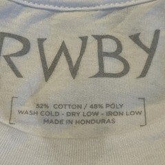 RWBY rooster Teeth Vol 9 A Simple Wok Shirt With Chopsticks Size XL RARE