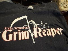 Steve Grimmett’s Grim Reaper Concert TShirt Band Tee 2014 Gildan L