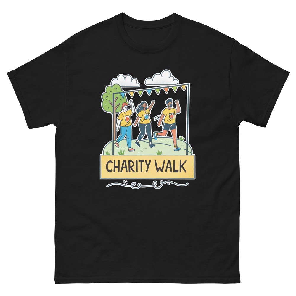 Charity Walk Event Attraction Social Gathering T-Shirt
