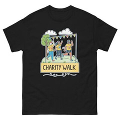 Charity Walk Event Attraction Social Gathering T-Shirt