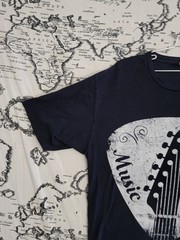 Port & Company Music Teacher Guitar Pick Graphic T-Shirt Men’s Size L
