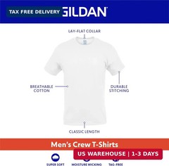 Gildan Men’s Crew T-Shirts, Multipack, Style G1100