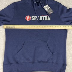 Spartan Race Hoodie Logo Men’s Size Large Navy Blue Classic