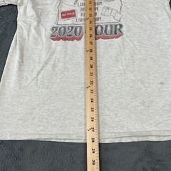 2020 Quarantine Tour T-Shirt Unisex Size Large Gray Covid Shirt Funny