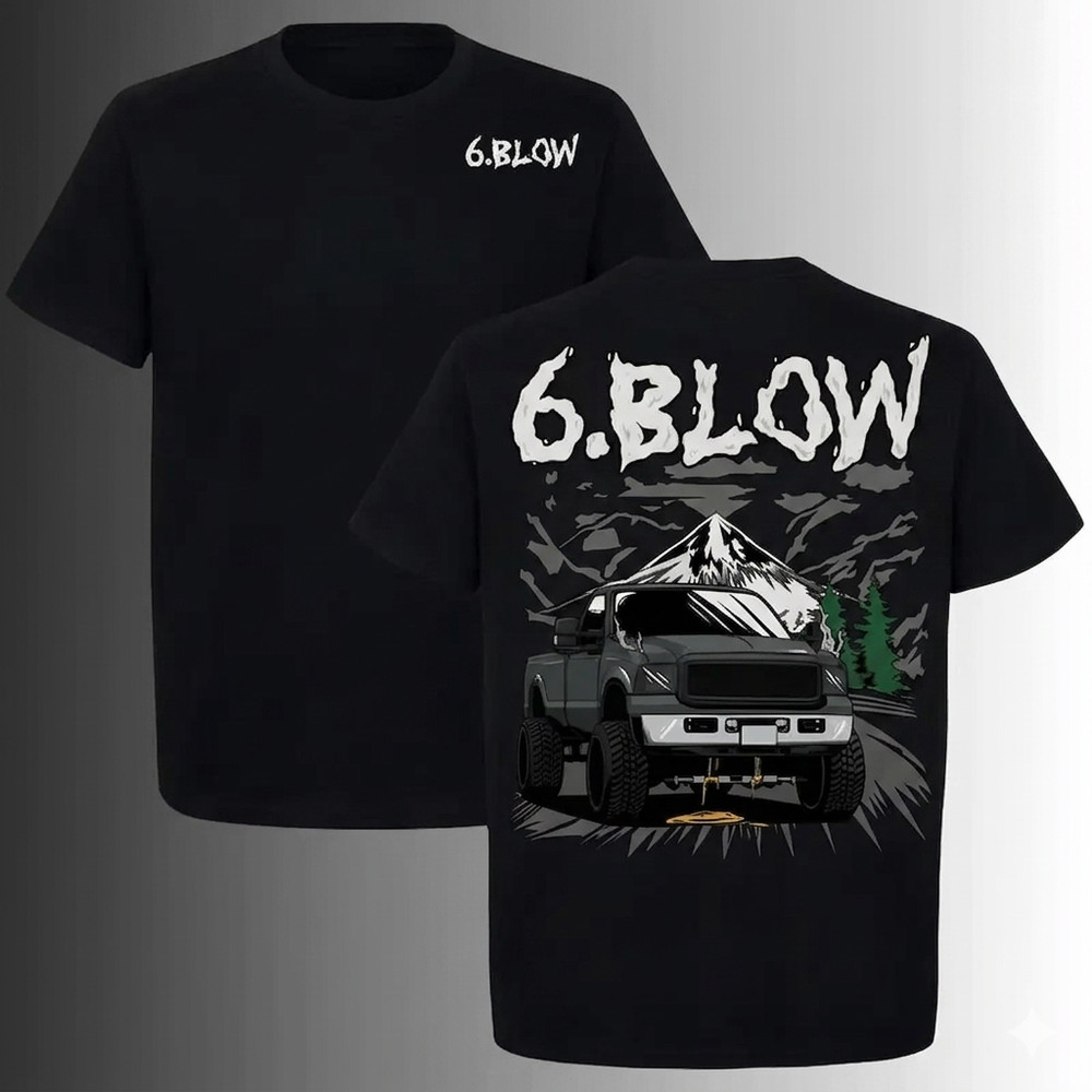 Ford Super Duty 6.0 Power Stroke Diesel Truck Graphic Vintage Tee