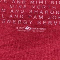 Hanes Red Graphic T-Shirt Kats Making Tracks CASA 2003 Size XL