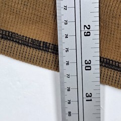 Buckle Black Henley Cotton Blend Mens Medium Long Sleeve Brown Shirt