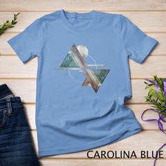 Geometric Mountains T-Shirt- Abstract Mountain Camping Tee Unisex T-shirt
