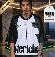 Vie Riche Pep Rally Jersey Rhinestone & Graphic Logo Style# VR5003 Men’s Size M