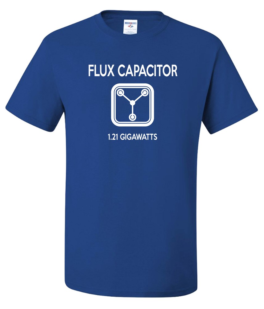 Flux Capacitor T-SHIRT – Back To The Future 80’s movie