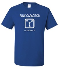 Flux Capacitor T-SHIRT – Back To The Future 80’s movie