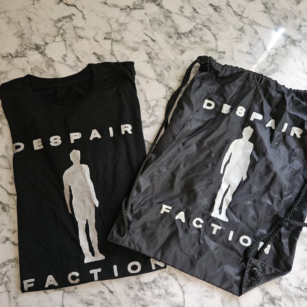 AFI Band Shirt And Drawstring Backpack “Despair Faction” 2019 Fan Collectible