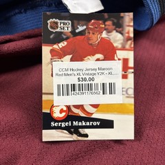 CCM Hockey Jersey Maroon Red Men’s XL Vintage Y2K