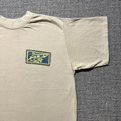 Vintage 90s Caribbean Playa Del Carmen Mexico Shark Souvenir T Shirt Tan Mens XL