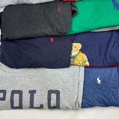 Wholesale Lot of 20 Ralph Lauren Men’s Long Sleeve T-Shirts (Assorted Sizes)