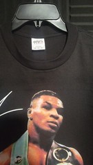 MIKE TYSON WITH BELTS BOXING COTTON T SHIRT