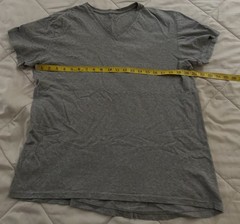 RRL Double RL Ralph Lauren V-Neck T Shirt Size L Color Grey