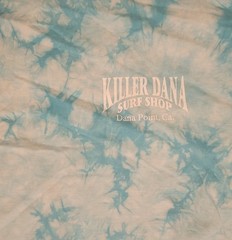 TECHSTYLES Killer Dana Surf Shop Tie-Dye Long Sleeve T-Shirt Men’s XXL Blue VTG