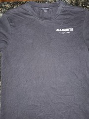 all saints black t shirt Xsmall