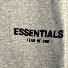 Essentials Fear of God ESSENTIALS Dark Oatmeal Logo Tee Crewneck XL NWT