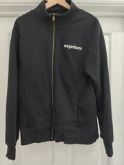 Wagamama Staff Zip Sweatshirt Top Black Fleece Lined Genuine Uniform Size M
