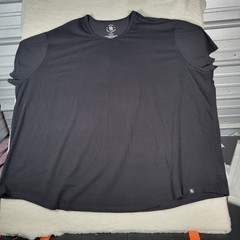 Strongsize T-Shirt Mens 7XL Black Longer Length Cotton Spandex Sportswear MKZS59