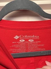 Columbia PFG T-Shirt Men XL Red Fishing Outdoors Logo Beach Casual