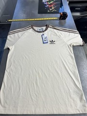 Retro Adidas Originals 3 Stripes California T Medium Wonder White Beige BNWT