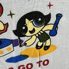 Vintage Powerpuff Girls Shirt Mens Large All Good Girls Go To Heaven Cancun Y2K