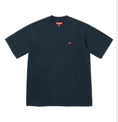 Supreme Small Box Logo Tee Navy Blue SS26 Authentic Streetwear