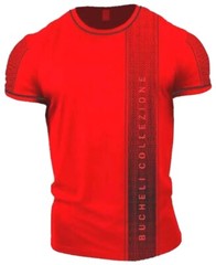 Men’s Bucheli Cotton T Shirt,Italian Style,Slim Fit,Stretch S M…..A16.A