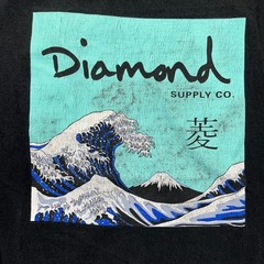 Diamond Supply Co. T-Shirt Men’s Medium Black Graphic Short Sleeve