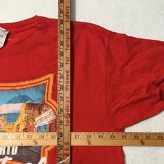 Red Puerto Quetzal Guatemala Mens T-shirt L