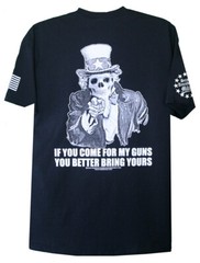 If You Come For My Guns T-Shirt Preserve The Second Amendment Gun Rights 2A Mil