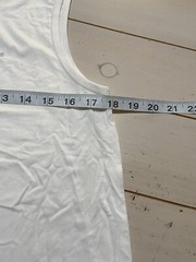 Mens Boody Tank Top Shirt Organic Eco Bamboo White Size Small Workout Exercise