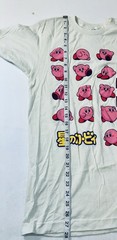 NWT Nintendo Kirby Graphic T Shirt Men’s Size S 34-36 Cream Color Short Sleeve