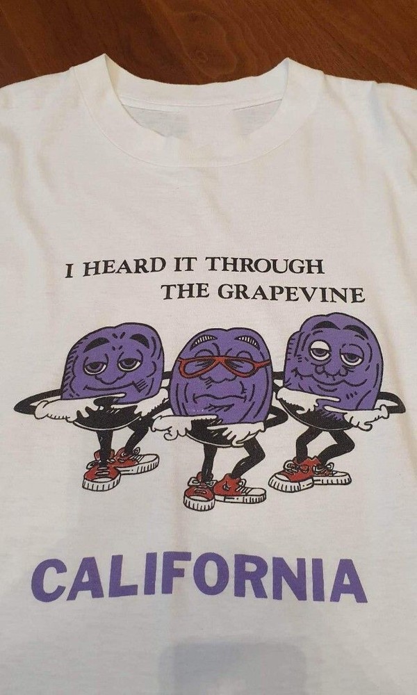 California Raisins Vintage Shirt Gift Fans All size White T-Shirt BL048