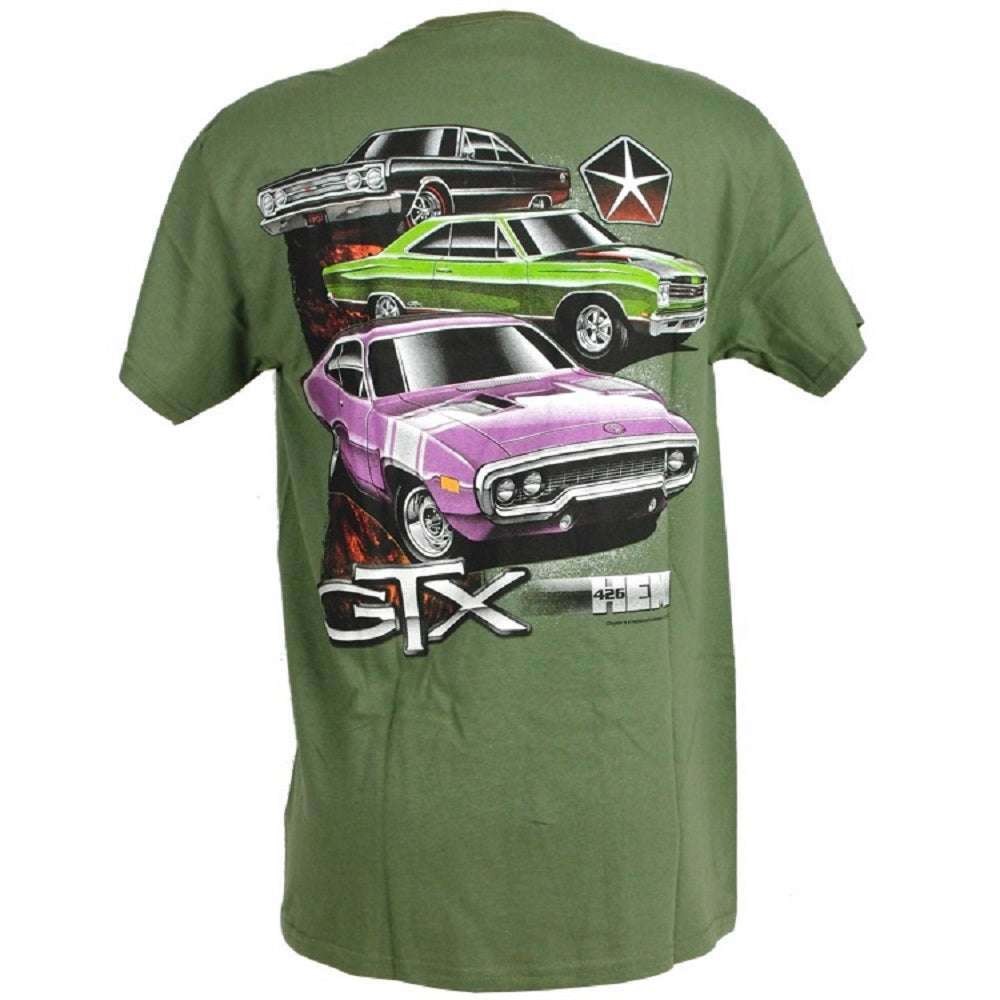 Plymouth GTX Men’s T shirt Licensed Hot Rod Mopar