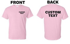 Custom T-Shirt, Personalized, Add Your Own Text