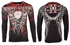 Xtreme Couture by Affliction Men’s Thermal T-shirt Bare Bone