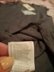 Ècologie By AWDis Organic Cotton Logo T-Shirt Grey Size S