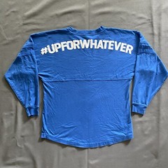 Boxercraft Bud Light NFL Long Sleeve Shirt Mens Small Blue Beer Promo Sponsor