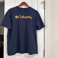 Columbia Men’s T-Shirt Black Short Sleeve Size Extra Large