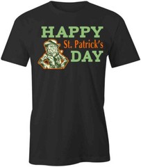 HAPPY ST. PATRICK’S DAY TShirt Tee Short-Sleeved Cotton CLOTHING S1BCA452
