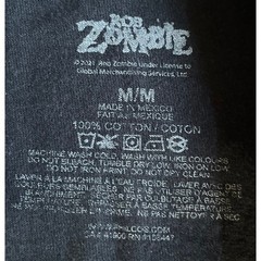 Rob Zombie Night of the Living Dreads 2021 Tour T-Shirt Black Green Mens Medium